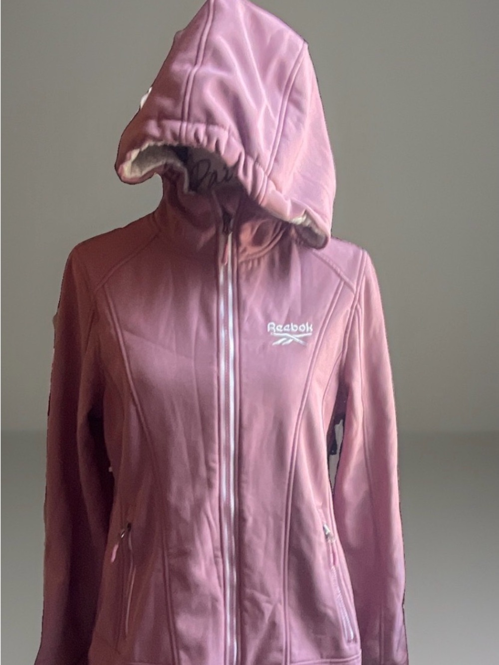 Reebok Women's Dusty Rose Hooded Zip Jacket